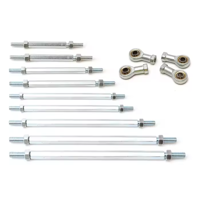 Kit De Barras De Enlace Para Rueda De Volante M8 185mm-345mm Con Juego De Bolas Para ATV Mini Eléctrico De 49cc Buggy Quad De Niños Piezas De Motocarril - 1