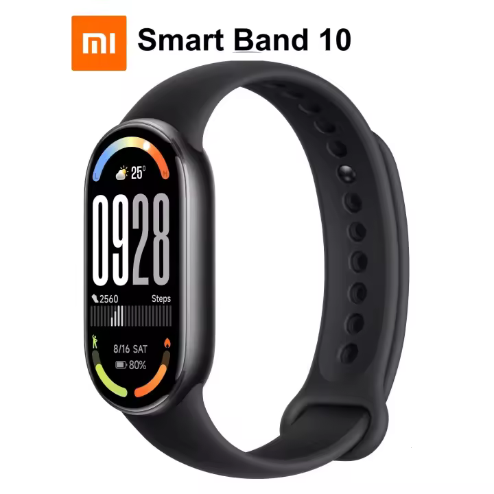 Original Xiaomi Smart Band 10 Global Version Pulsera Actividad. hasta 21 días. 1,72" AMOLED 60 Hz. Negro (Black) - 1