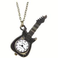 Reloj De Bolsillo Cuarzo Steampunk Con Modelo De Guitarra Y Trompeta Collar Pendiente Regalo Para Hombres Mujeres Y Niños - details 5