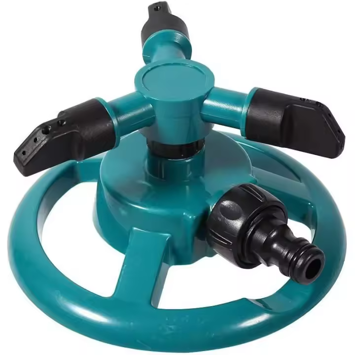 Boquilla De Riego Automática 360 Grados Para Jardín Y Césped Sprinkler Con Reparación De Agua Fácil Suministros De Riego De Jardín - 1