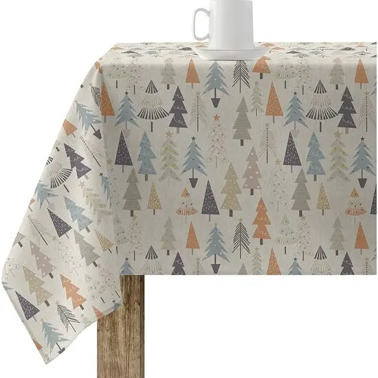 BL BELUM - Mantel Navidad cm Antimanchas 100% algodón resinado- Mantel NO Hule- Mantel Tacto algodón- Mantel Impermeable- Mantel Antimanchas Repelente líquidos - Mantel Elegante Made By BL BELUM - Mantel No traspasan Líquidos Made Spain - 1