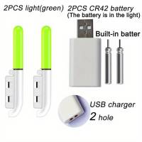 Flotador De Pesca Electrónico Luz Luminosa Varita De Buzo CR425 3.6V Batería De Litio LED Recargable USB Impermeable Noche Equipamiento De Pesca - details 8