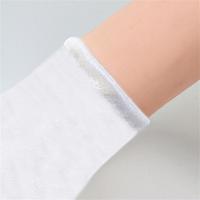 Guantes De Sol En Satén Estirables Clásicos Para Mujer En Blanco Y Oro Champán Guantes De Boda Adultos Talla Ajustable Moda - details 9