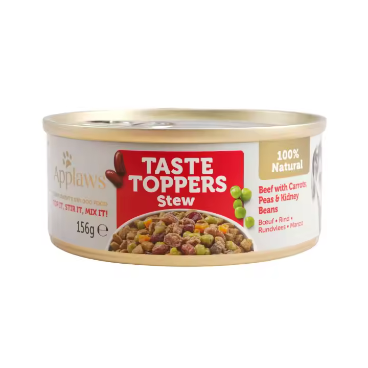 Applaws Lata Topper Perros Estofado de Ternera con Verduras  Comida húmeda en lata para perros - 1