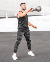 Pantalones Deportivos Casuales Para Hombres Algodón Fitness Entrenamiento Correr Pantalones Largos De Cintura Media Talla S a XXXL - details 33