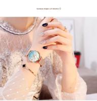 Reloj De Cuarzo Para Mujer Hannah Martin Diseño Original Con Mariposa 3D En Oro Rosa Cuerda De Acero Inoxidable Resistente Al Agua Y Al Choque - details 2