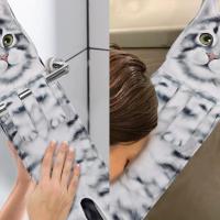 Divertidos Gatos Toallas de Mano Suspendible- Decoración Gato Baño Cocina - Toalla Absorbente Animal Regalos Navidad Cumpleaños Amigo Invisible-Regalos Originales Graciosos Mujer Amantes de Los Gatos - details 4