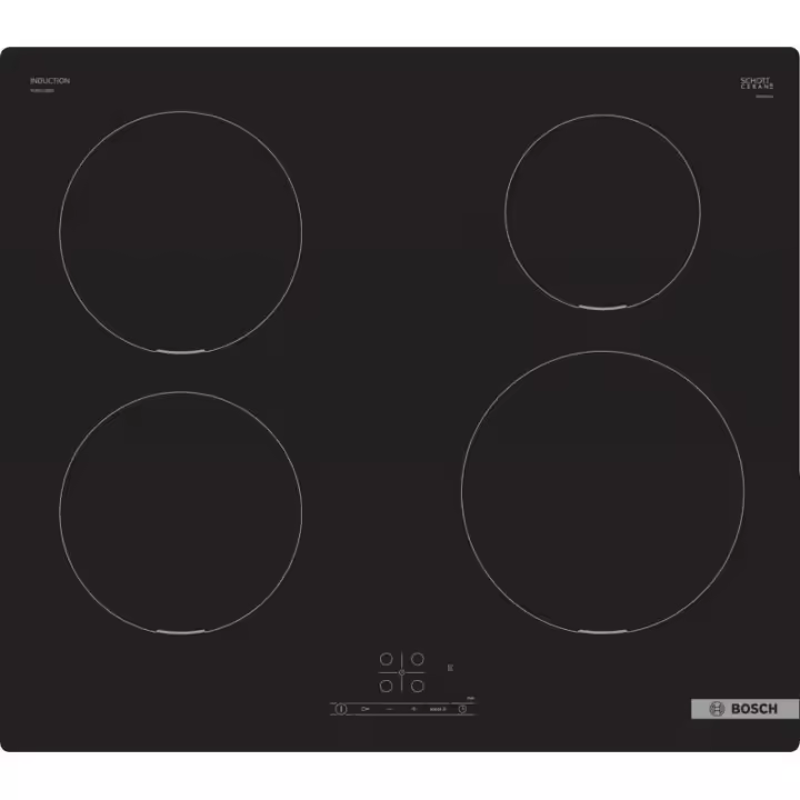 Placa de inducción Bosch Serie 4 PUE611BB5E 60 cm 4 zonas Negro - 1