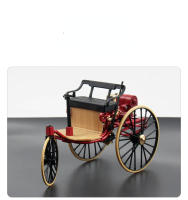 Modelo De Coche Clásico Vintage 1886 No.1 En Aleación Escala 1:12 Juguete De Triciclo Para Niños Regalo Colección F499 - details 1