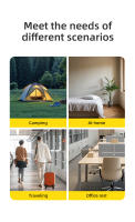 Qunature Almohada De Camping Inflable Ligera Y Cómoda Para Viajes Y Senderismo Al Aire Libre Y Avión - details 2