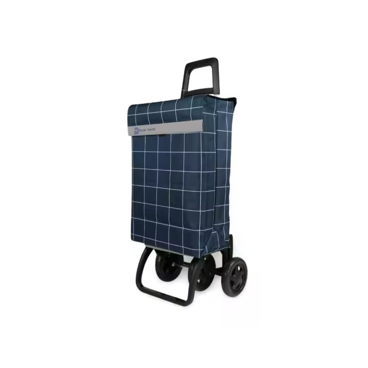 Carro de compras duradero de gran capacidad con ruedas diseño sencillo y atractivo ideal para facilitar el transporte de artículos y compras diarias práctico y funcional para todas tus necesidades - 1