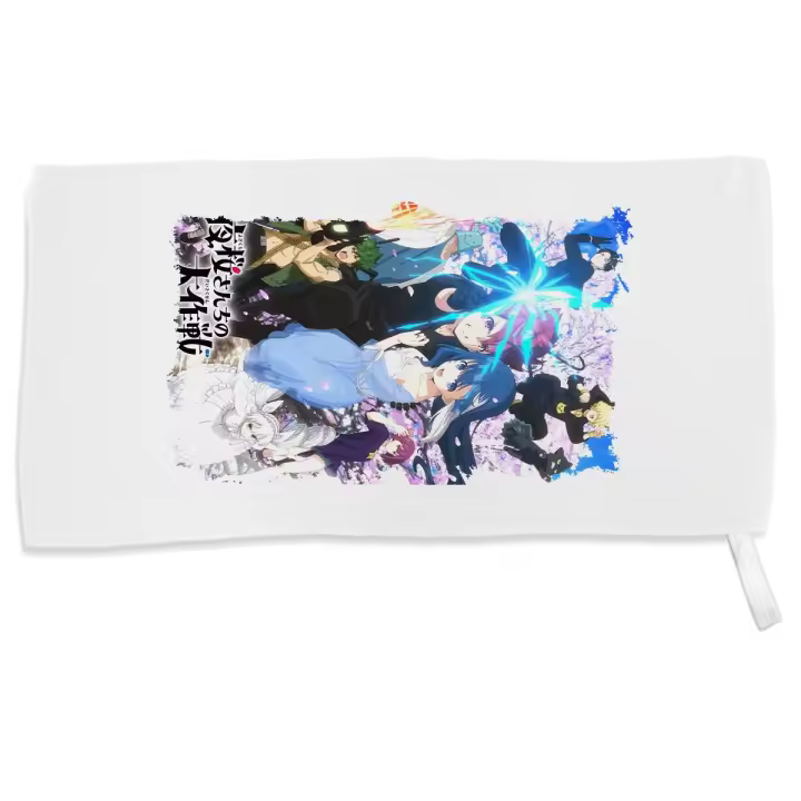 MERCHANDMANIA TOALLA PEQUEÑA ABSORBENTE Yozakura-san Chi no Daisakusen serie anime suave personalizada con cinta elastica - 1