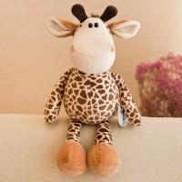 Muñeco De Peluche De 25cm Kawaii Con Animales Del Bosque León Tigre Elefante Mono Zorro Juguetes Para Dormir De Peluche Realistas Para Niños - details 11