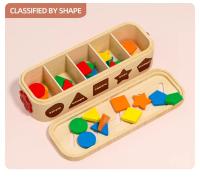 Juguetes Educativos De Madera Para Bebés Formas Colores Bloques De Construcción Montessori Regalos Para Niños Y Niñas 3-12 Años - details 4