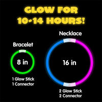50/100pcs Glowing Sticks 8 Pulgadas Brillo Nocturno Para Fiestas Conciertos Bodas Cumpleaños Decoración De Fiesta Suministros De Brillo - details 4