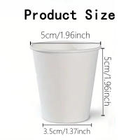 Vasos De Papel Desechables Pequeños Para Probar Café Caramelo Jugo Ideal Para Fiestas De Navidad Y Viajes En Supermercados - details 0