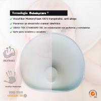 BSBABYCARE® Almohada para Bebés para Prevenir y Tratar Plagiocefalia - Viscofiber Memory - Anti ácaros - Seguridad Bebé - details 1