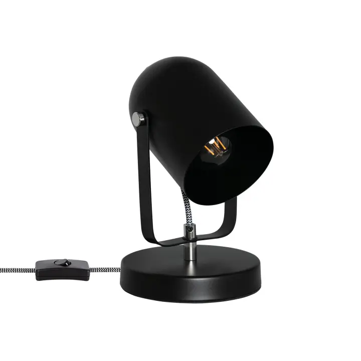 Ledkia Lámpara de Mesa Metal Pomader Negro - 1
