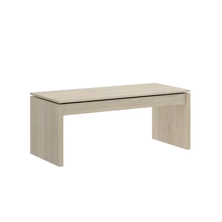 Mesa de Centro Elevable Dekit con Compartimento Interior 43x102x50 - Roble Natural - 1