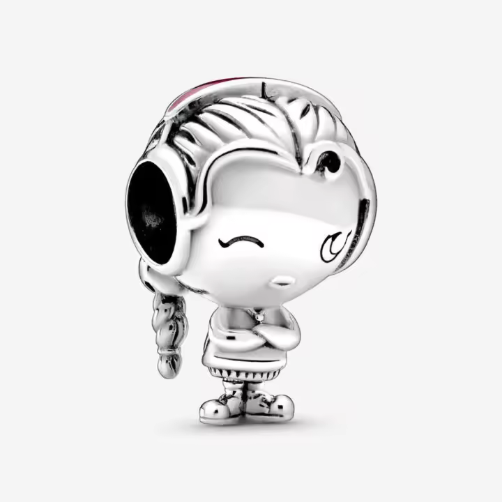 Pandora Charm de Colgante en Plata de Ley Niña en Flor 798904C01，Incluye Caja Original - 1