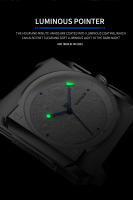 Reloj Mecánico GLENAW Para Hombre Diseño Único Dial De Luna Puntero De Nave Espacial Luminoso Acero Inoxidable 40*41MM Resistente Al Agua Y Shock - details 5