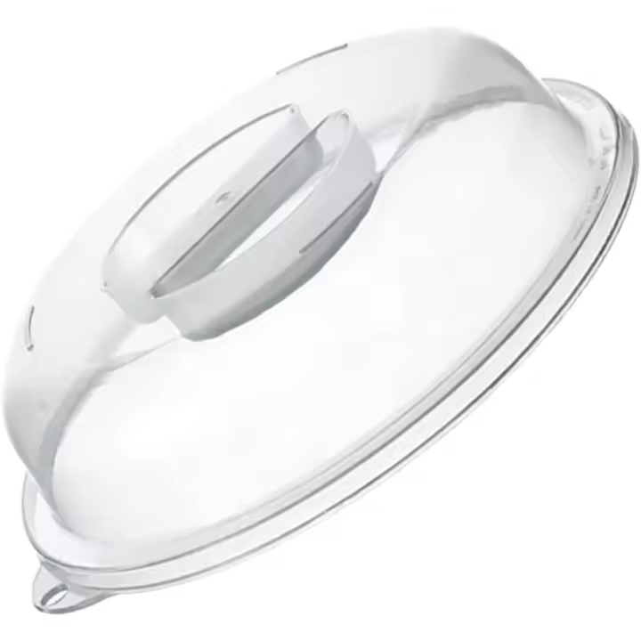 Horno de microondas Cubierta de alimentos Tapa de la placa de microondas Microondas Splatter Dish Guard Cover Dome Cubierta de comida clara Tapa de tapas - 1