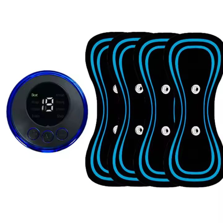 Masajeador Eléctrico De Músculo EMS Máquina De Masaje Cuello 8 Modos 19 Niveles De Fuerte Vibrador Instrumento De Relajación Corporal - 1