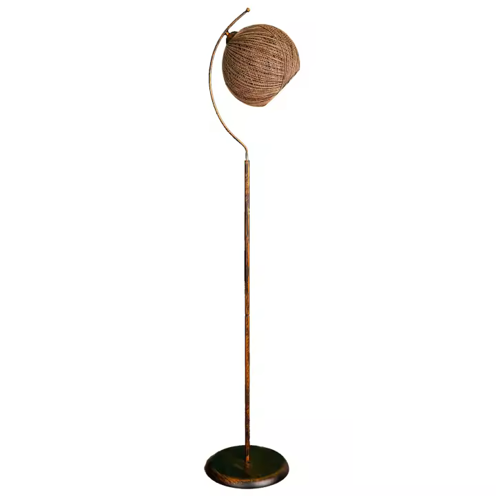 Lámpara de pie 165 cm. negro, tipo E 27 Max 45 - 60 W WELLHOME - 1
