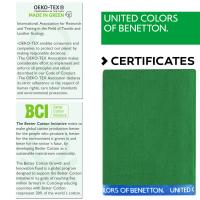 United Colors Of Benetton - Toalla de Playa Azul 90x160cm 380GSM Velour 100% Algodón - Alta Calidad y Suavidad - Certificación OEKO-TEX y BCI - details 18