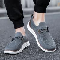 Zapatos De Caminar Para Hombre Ultra Cómodos Zapatillas Casuales Transpirables De Tela Malla Antideslizantes Talla Grande 39-48 - details 11