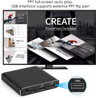 Reproductor Multimedia 4K H.265 Con Reproducción En Bucle Automático Soporte TF/AV/HDMI/USB Disquete Resolución HD 1080P Incluye Ratón - details 6