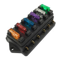 Caja De Portafusibles De 6/8 Caminos Para Vehículos Y Marina Aplicaciones Automotrices Con 6/8 Fusibles Estándar Incluidos - details 8