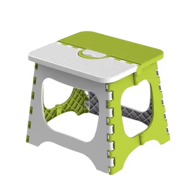 Escalera Plegable Portátil De Plástico Ligero Silla Multifuncional Para Baño Cocina Jardín Silla Plegable Para Exteriores - 1