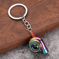 Llavero Mini Turbo Turbocargador Con Turbina Giratoria Llavero De Anillo Para Coche Accesorios De Interior Del Coche - details 5