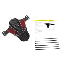 Guardabarros De Rueda Para Bicicleta De Montaña Frontal Y Trasera Con 6 Correas Reflector Antiarena Protección Contra Barro - details 5