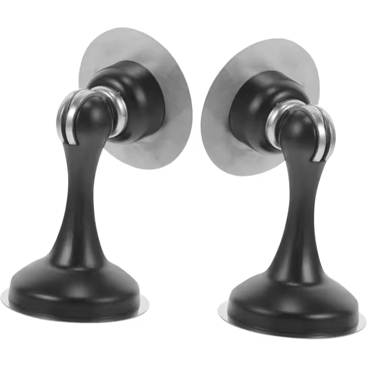 2 Topes de Puerta magnéticos para decoración de Puertas correzas, montaje en el piso, Tope de Puerta magnético, Tope de puerta a prueba de Viento, Tope de Puerta - 1