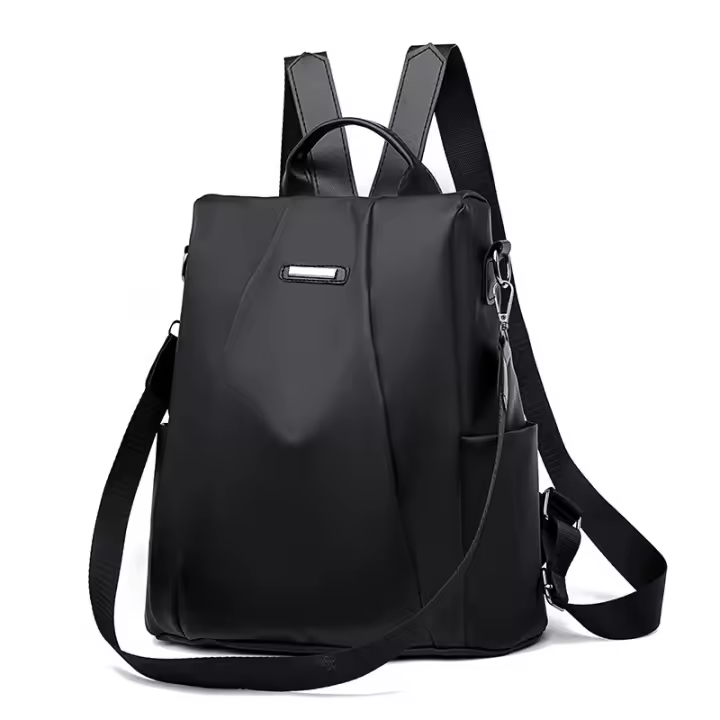 Mochila del hombro de las mujeres de las mercancías del punto/Mochila De Oxford en color sólido y capacidad antirrobo grande - 1
