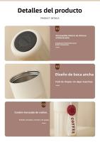 Jarrón Térmico Maple Inoxide 316 with Termómetro Digital - Taza Café Portátil para Hombre/Mujer, Mantiene Frío/Calor 12-24H, Diseño Elegante Sin Fugas, 450mL, Ideal Oficina/Viajes - details 12