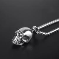 Collar con colgante de calavera, accesorios góticos de Halloween para mujeres y hombres, accesorios punk para niños, regalos de cumpleaños y Navidad para niños - details 3
