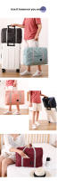 Bolsa de lona de viaje plegable para mujer y niña, bolsa de transporte ligera de gran capacidad para viajes de fin de semana - details 3