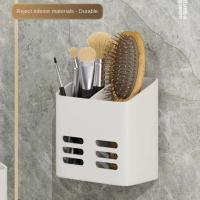 Estante De Ducha Para Cosméticos Y Toallitas Almacenamiento Colgante En La Pared Soporte Para Pasta De Dientes Y Cepillo De Dientes - details 6