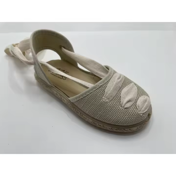 Zapatos de Vestir Niña Esparto Cintas Vulpeques 1006 - 1