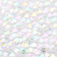 100pcs Bolas De Acrílico Corazón AB Color Transparentes 8mm Para Fabricación De Joyas Collares Pulseras Accesorios DIY - details 13