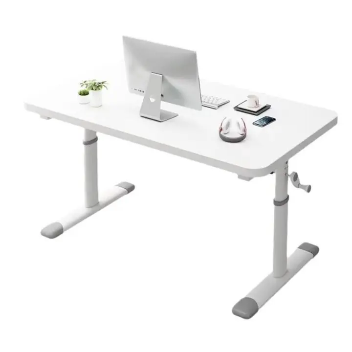 Mesa escritorio elevable,Mesa de elevaciónde ajustable alto 63-90cm, Ordenador Escritorio Oficina estudio , escritura para estudio, PC, portátil, mesa de trabajo, mesa de juegos, pata metal - 1