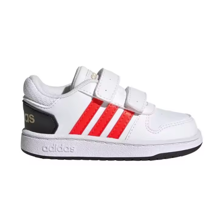 ADIDAS HOOPS 2.0 CMF I BB VELCRO BLANCO/NARANJA - 1