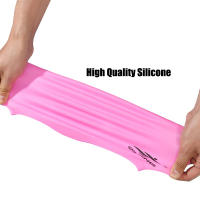 Gorro De Natación Impermeable De Silicona Con Bolsillos Para Las Orejas Adecuado Para Hombres Y Mujeres Elástico Alto Protección Para Los Cabellos Largos Deporte Acuático En La Piscina - details 2