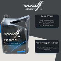 Aceite Wolf SL/CF 10W40 B4 5L - Aceite de motor 10w40 barato con especificaciones ACEA A3/B3, A3/B4, API SL/CL, MB 229,1 VW 501 01/505 00 -  Lubricante coche para motores diésel 10w40 - Lubricante 10W40 Wolf  - Alto rendimiento y protección para tu coche - details 4