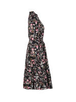 Vestido Casual De Mujer Con Estampado Floral Cuello V Manga Larga A-Line Longitud De Rodilla Cintura Alta Primavera Otoño Invierno - details 25