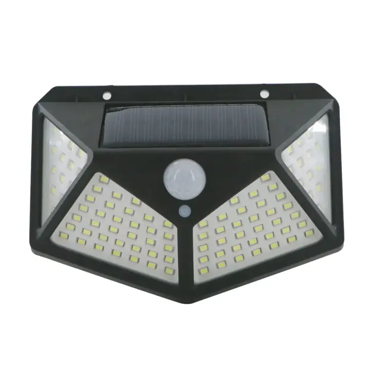 Luces De Pared Solar LED 100/74 LED Para Exterior Sensor De Movimiento PIR Luz Solar Para Decoración De Jardín Y Calle Moderno IP44 - 1