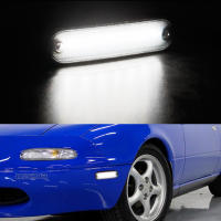 2pcs Lámparas De Marca Lateral Para Mazda Miata MX-5 1990-2005 Señal De Girado Luz De Conducción Luz De Parada OEM Lámparas Laterales 12V ABS LED - details 8